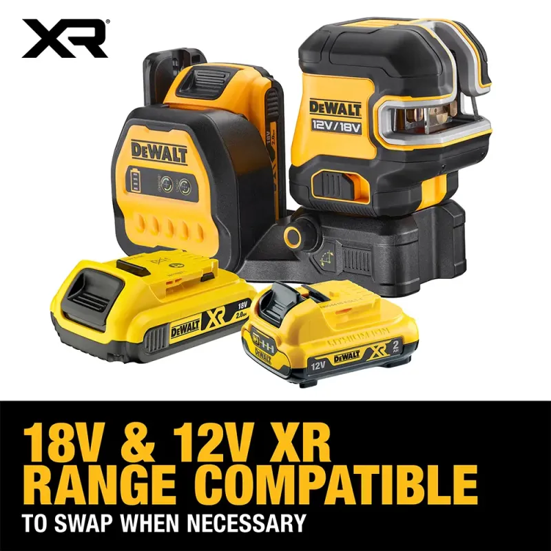 Dewalt   18 12v     360â  Linje Laser Grøn           Dce089d1g18-