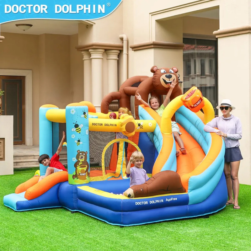 Doctor Dolphin Honey Bear Hoppeborg Inkl  450 Watt Blæser 72069b