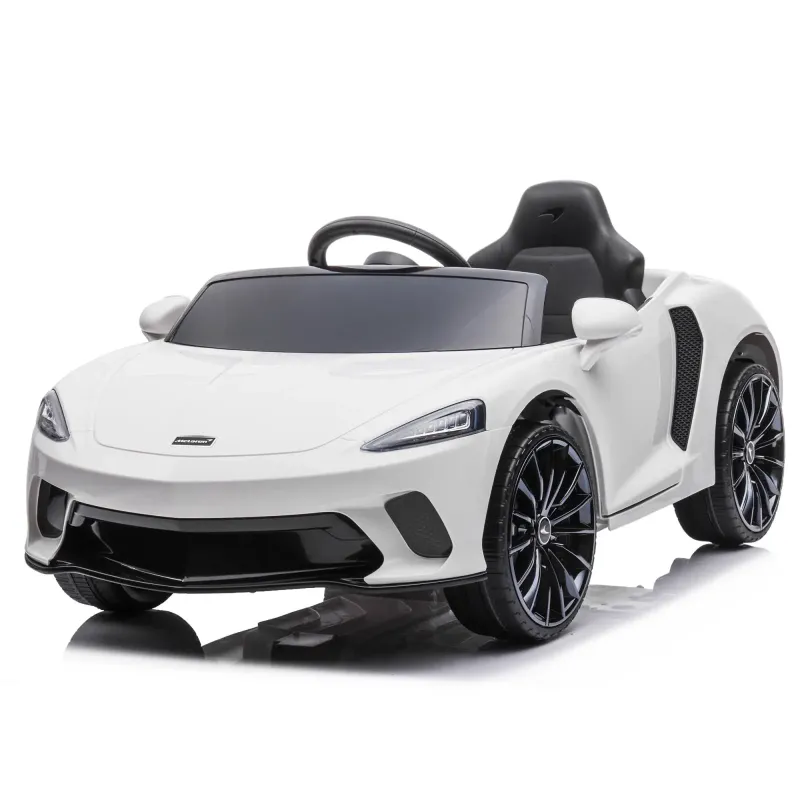 Elbil Mclaren   12v4       Eva Hjul  Hvid Nordic Play Speed