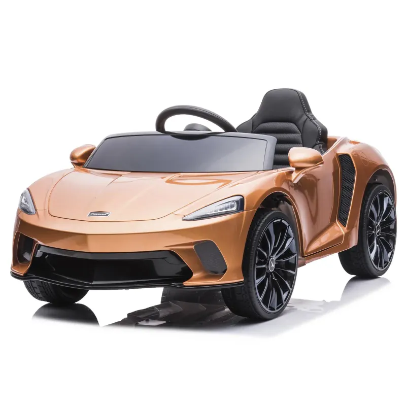 Elbil Mclaren   12v7     Eva Hjul  Lædersæde Spraymalet Kobber Nordic Play Speed