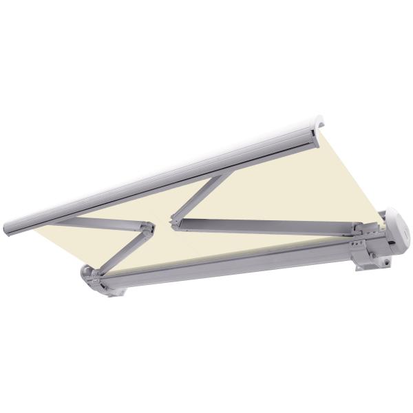 Essence Elektrisk Markise Lukket Creme Hvid 300x250cm