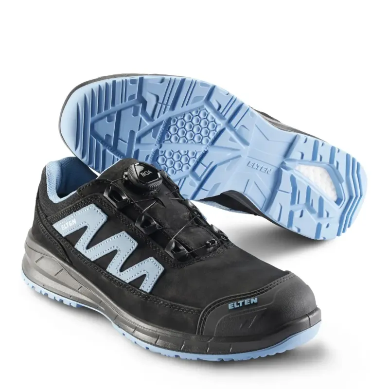 Elten Marten Xxsports Pro Boaâ  Black-blue Low Sikkerhedssko Stål Tåværn  Fiber Sømværn