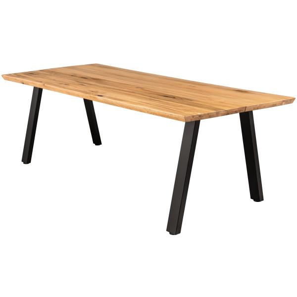 Homeville Firenze Med Skråben 220x95x74cm   Natur Sort 220x95x74cm