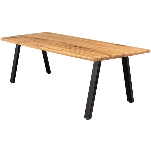 Homeville Firenze Med Skråben 220x95x74cm   Natur Sort 220x95x74cm