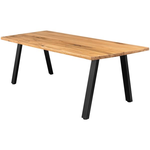 Homeville Firenze Med Skråben 200x95x74cm   Natur Sort 200x95x74cm