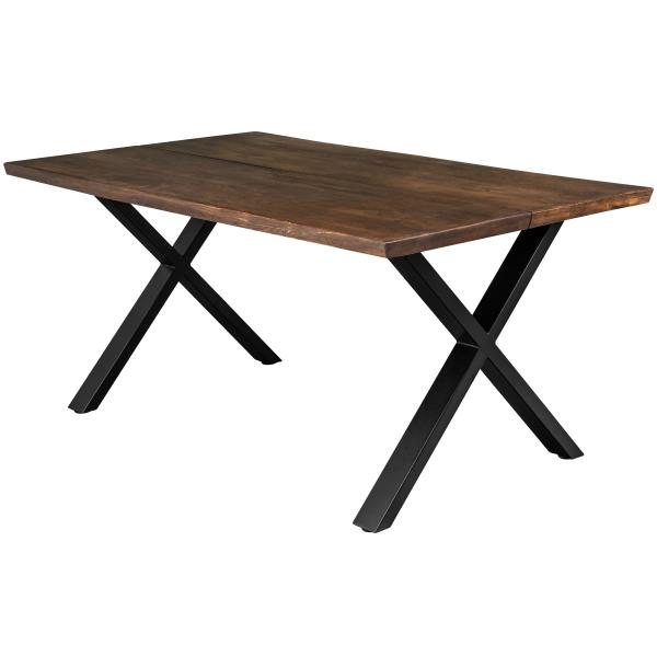 Homeville Firenze Med Krydsben 160x95x74cm   Smoked Sort 160x95x74cm