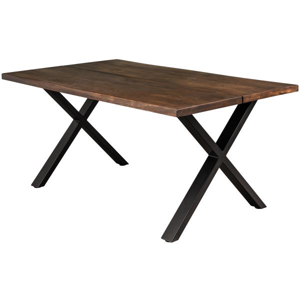 Homeville Firenze Med Krydsben 200x95x74cm   Smoked Sort 160x95x74cm