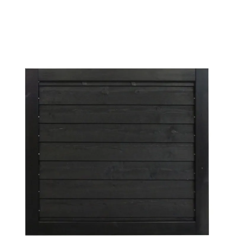 Frøslev Systemhegn Låge - Sortmalet Klink 120 x 111 cm