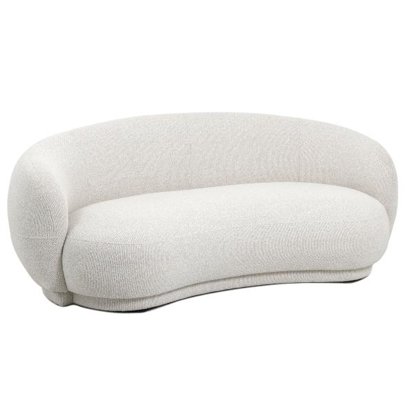 Homeville Garda   Personers Sofa Hvid 191x93x73cm