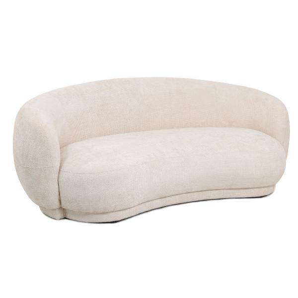 Homeville Garda   Pers  Stof Creme 191x93x73cm