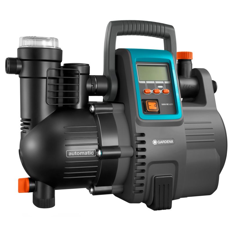 Gardena Elektrisk Trykpumpe 5000 5e Lcd Automatic 01759-20