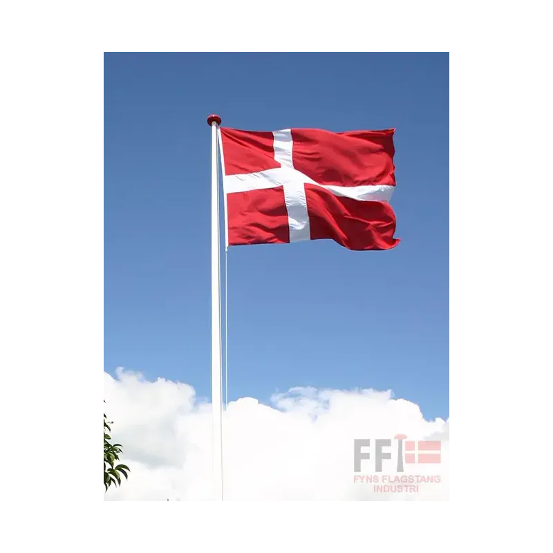 Glasfiberflagstang   Støtte 14 Meter