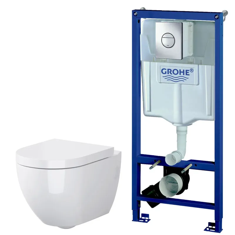 Grohe   Harmony Rimless Indb Cisterne Hængeskål   Sæde39109000    6825011    9515 20
