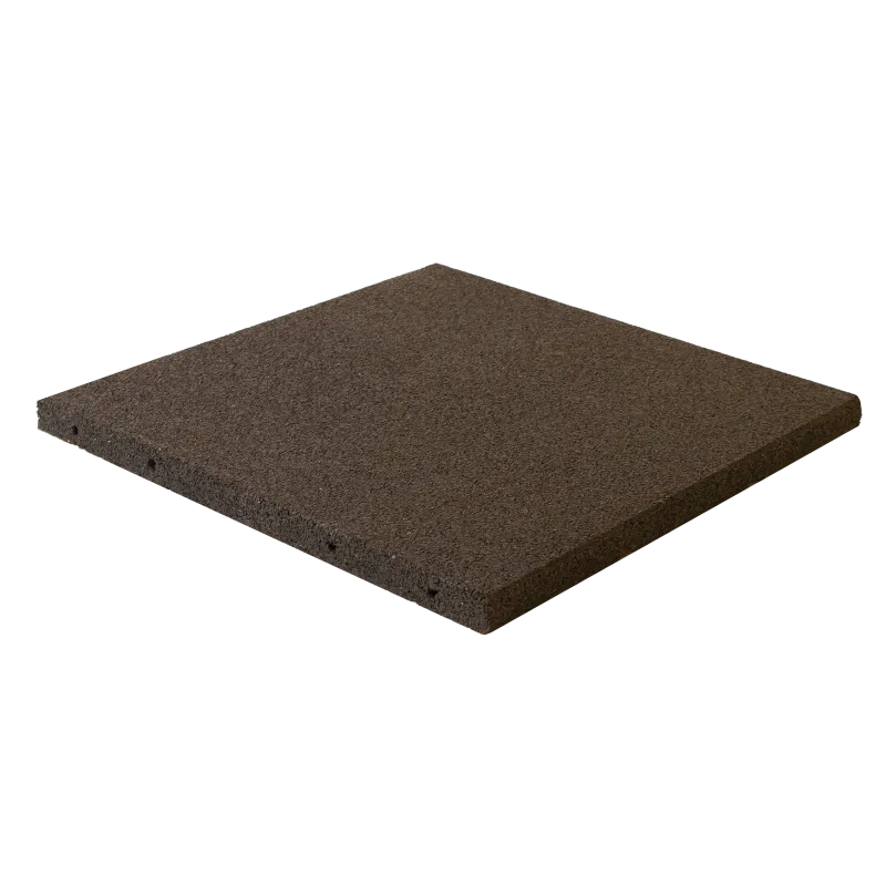 Gummiflise 50x50x3   Sort Nordic Play Active 30 M2 120 Stk  810-176
