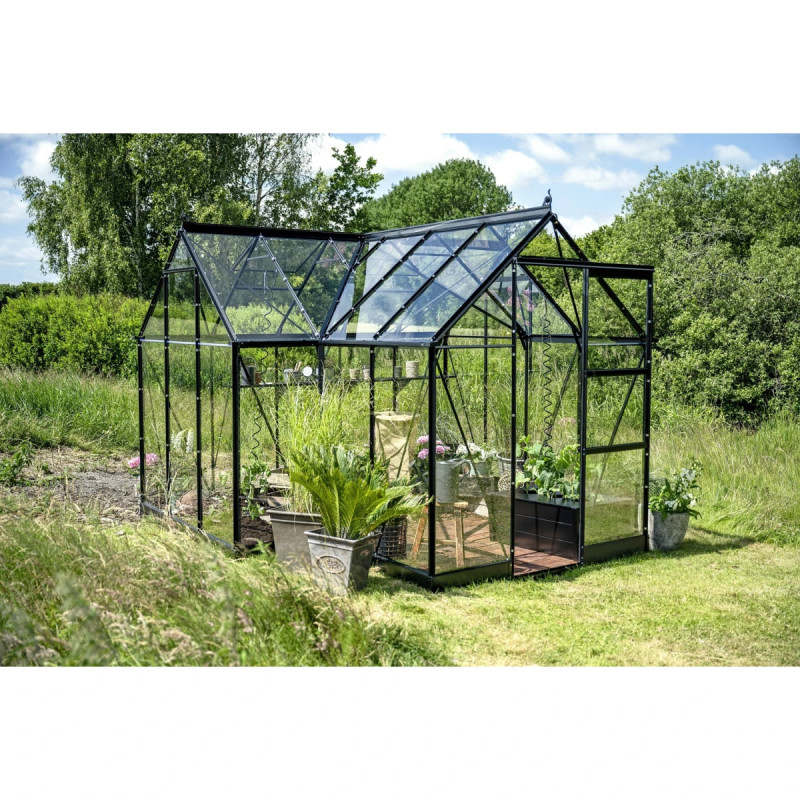 Halls Icon Gardenhouse                   10  Sort       Hærdet Glas