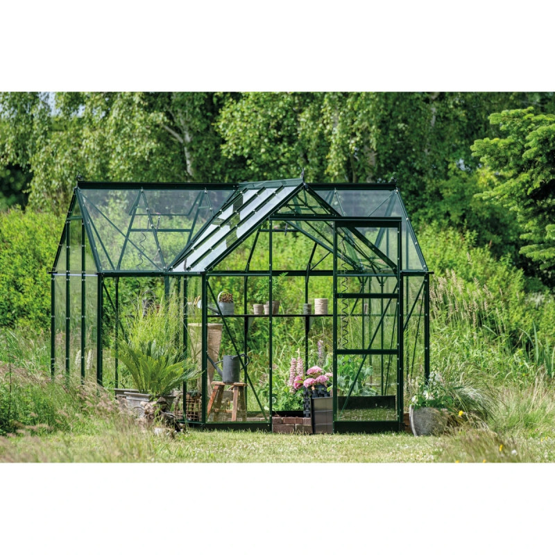 Halls Icon Gardenhouse                   10  Grøn       Hærdet Glas