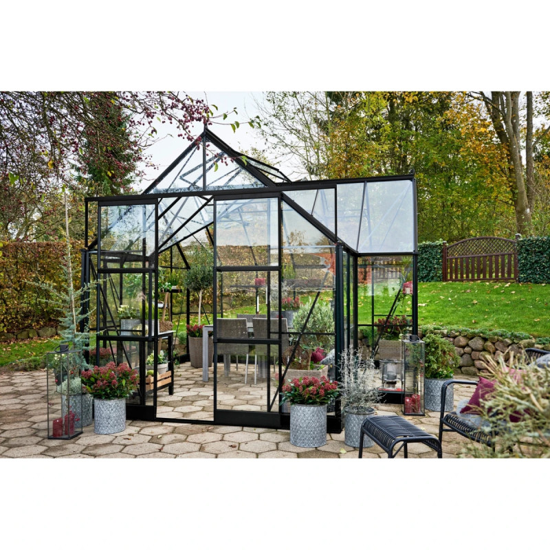 Halls Icon Gardenhouse      13            12  Sort       Hærdet Glas