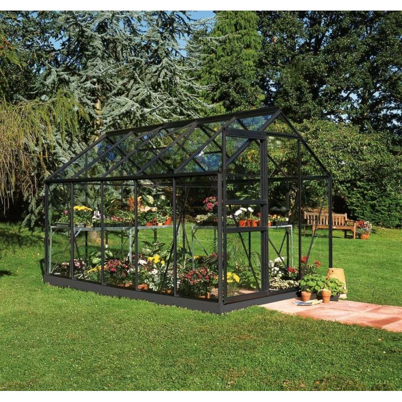 Halls Popular 106 Drivhus    2mâ   Med     Glas Inkl  Fundament F09797