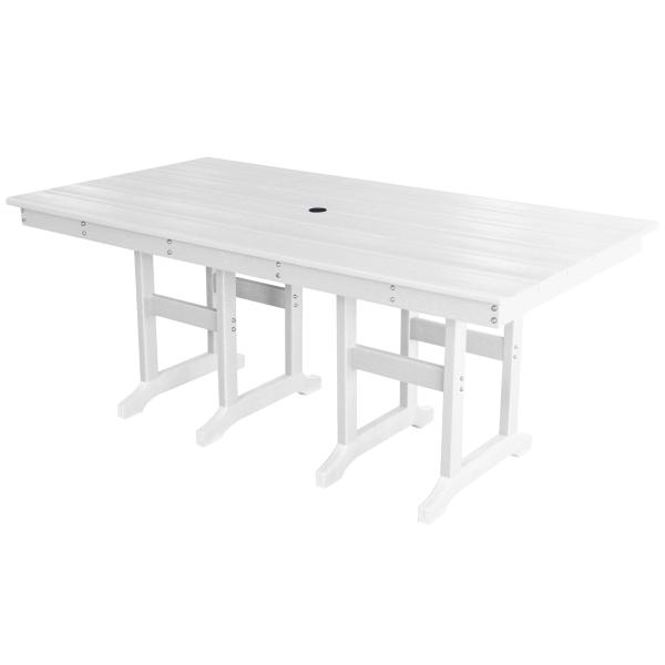 Homeville Havebord Komposit Hvid 90x180x75