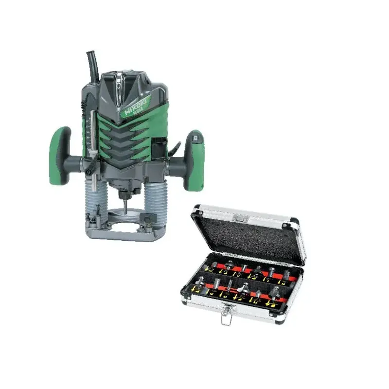 Hikoki Overfræser M8v2 med 12 Bits - Fantastisk Tilbud!