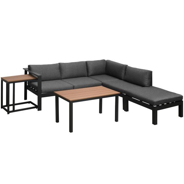 Homeville Horta Loungesæt Sort