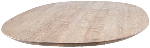 Oval Hvid Plankebordsplade - House Of Sander Orlando
