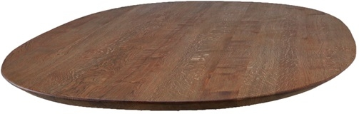Mocca Oval Plankebordplade 80x140 cm - Elegant Design