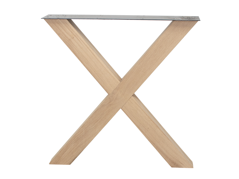 Egetræ Understel til Plankeborde – X-base i Natur Finish