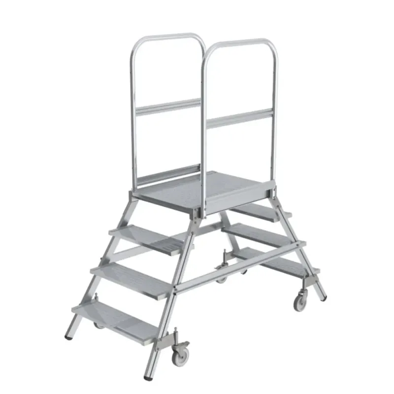 Jumbo Dobbelt Proff Arbejdsplatform med 4 Trin - Sikkerhed i Højden