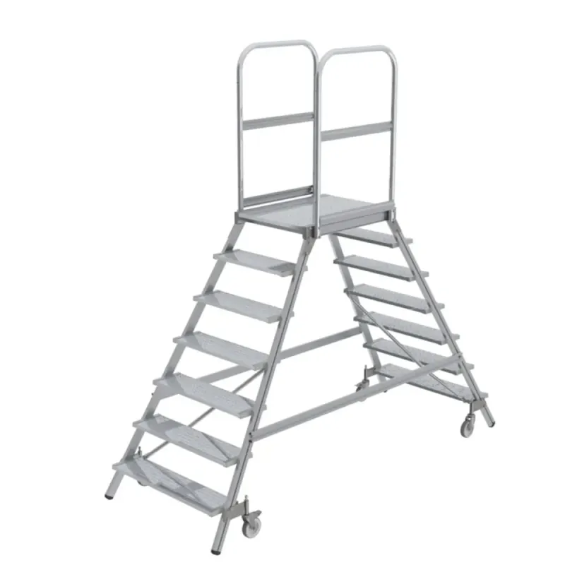 Jumbo Dobbelt Arbejdsplatform - Professionel 7 Trin