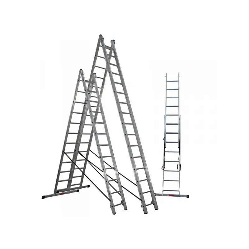 Jumbo Kombistige Proff 2x14 Trin – Stabil Byggestige 9m