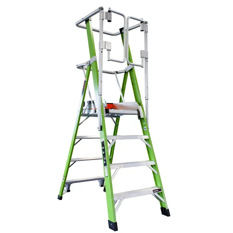 Jumbo Giant Platformsstige Safety Cage 10 Trin 41lg610