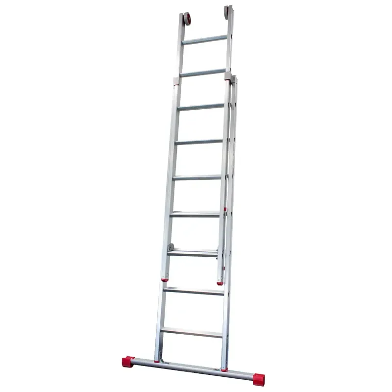 Jumbo Skydestige   2x7 Trin   5m    Stigefod 41jss207-
