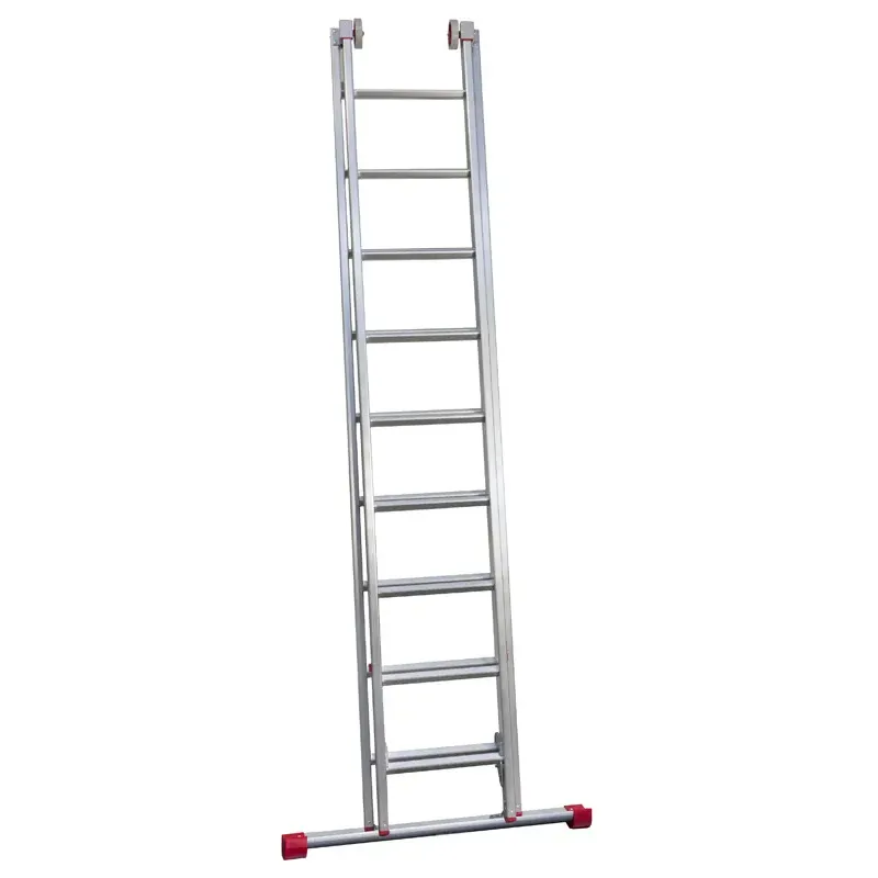 Jumbo Skydestige   2x9 Trin   6m    Stigefod 41jss209-
