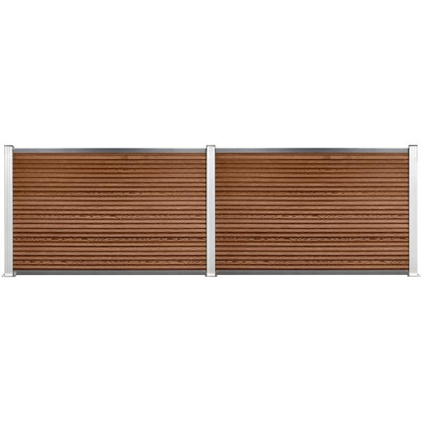 Workmann Komposithegnsæt 233x120cm Brun Sølv 233x120cm