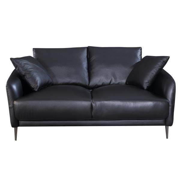 Homeville London   Pers  Læder Sort 155x93x80cm