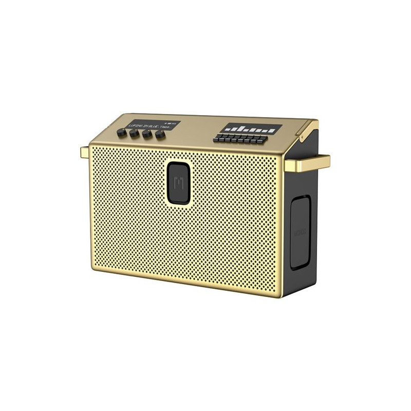 Mondo Højttaler Large Messing Sort Bluetooth Højttaler