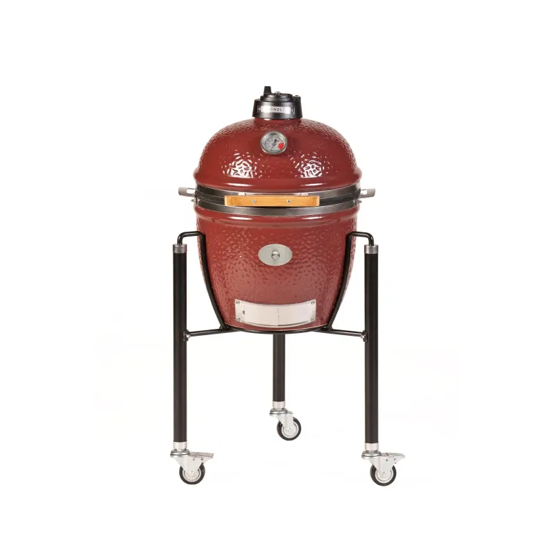 Monolith Kamado Junior Grill - Rød Tilbud!