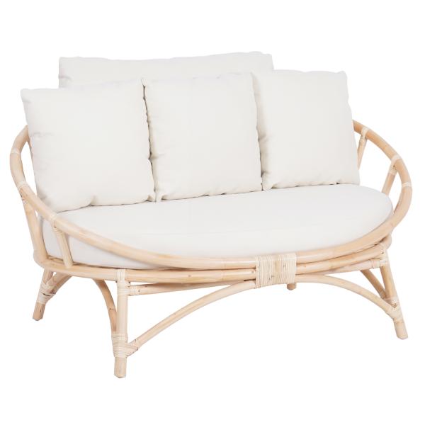 Muscat   Pers  Loungesofa Hvid 127x102x70cm