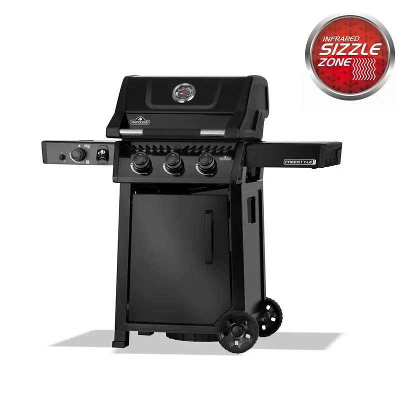 Napoleon Freestyleâ  365 Pro Med Sizzle Zoneâ  Sort Fp365dsibpk- -