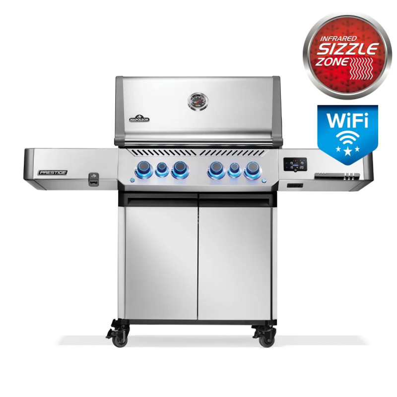 Napoleon Prestige 500 Rustfri Connect Wifi Gasgrill P500vxrsibpss-