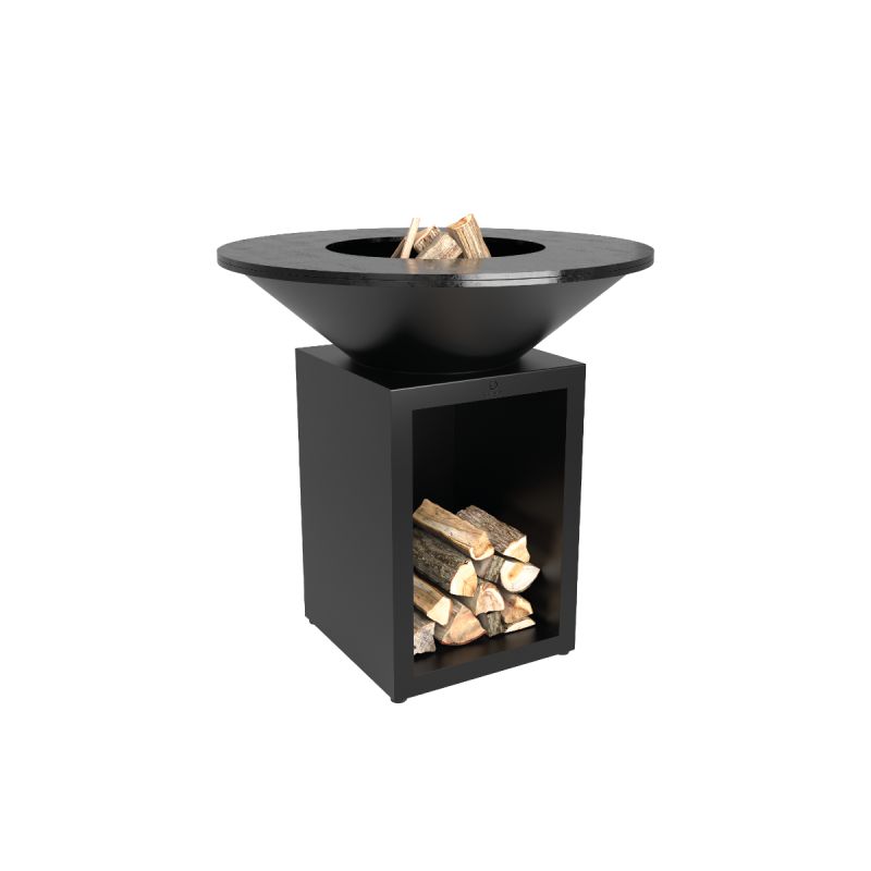 Ofyr Grill Classic med Brændeopbevaring - Black 100