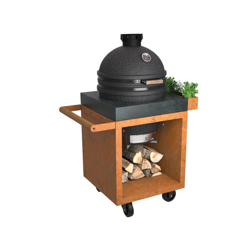 Ofyr Kamado Bord Corten 65 Pro – Grilloplevelse i særklasse!