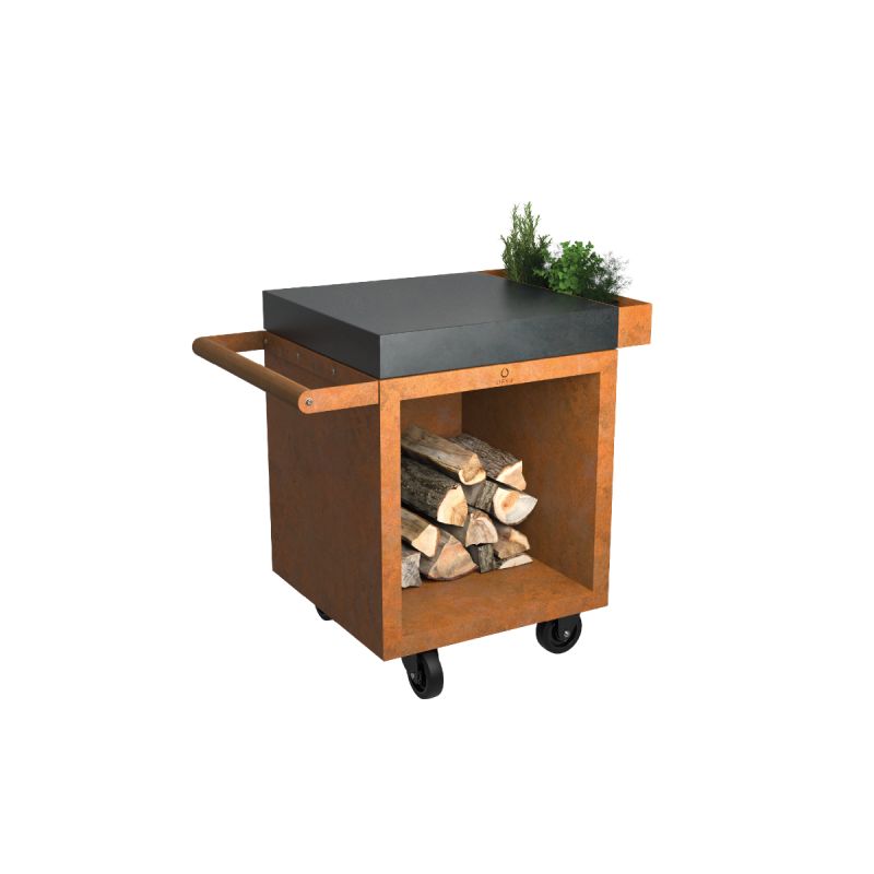 Ofyr Mise En Place Bord Corten 65 Pro - Mørkegrå Tilbud