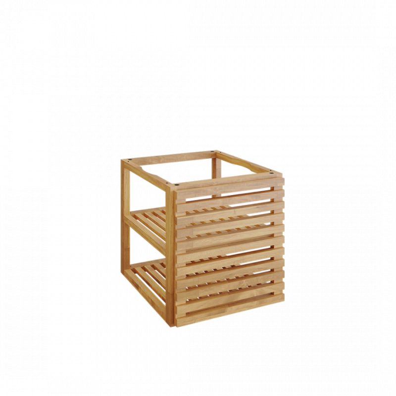 Ofyr Teak Træ Opbevaringsindsats Pro – Lille Model