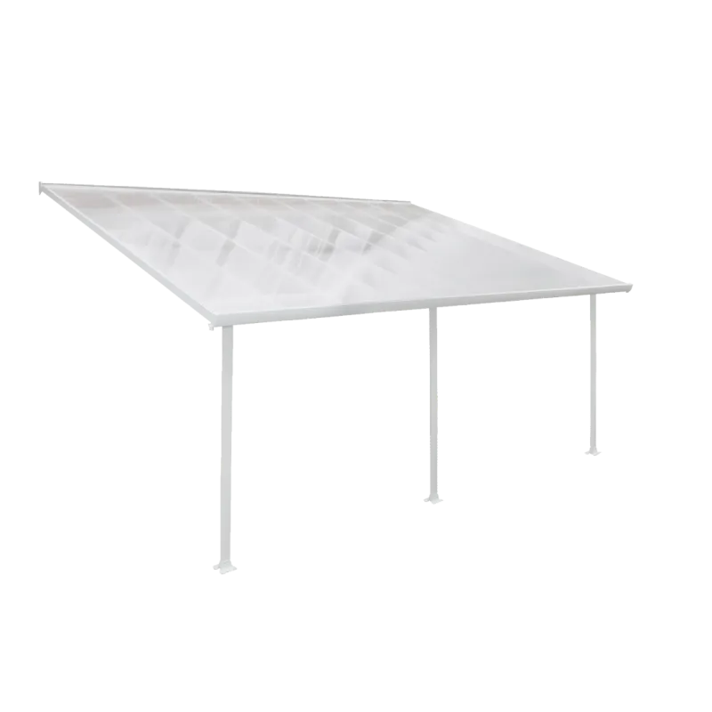 Palram Canopia Feria Terrasseoverdækning - Hvid 4x6 m