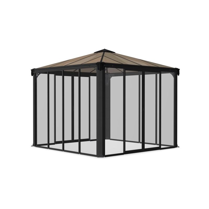 Palram Canopia Ledro 3000 Lukket Havepavillon  Antracitgrå 540-097
