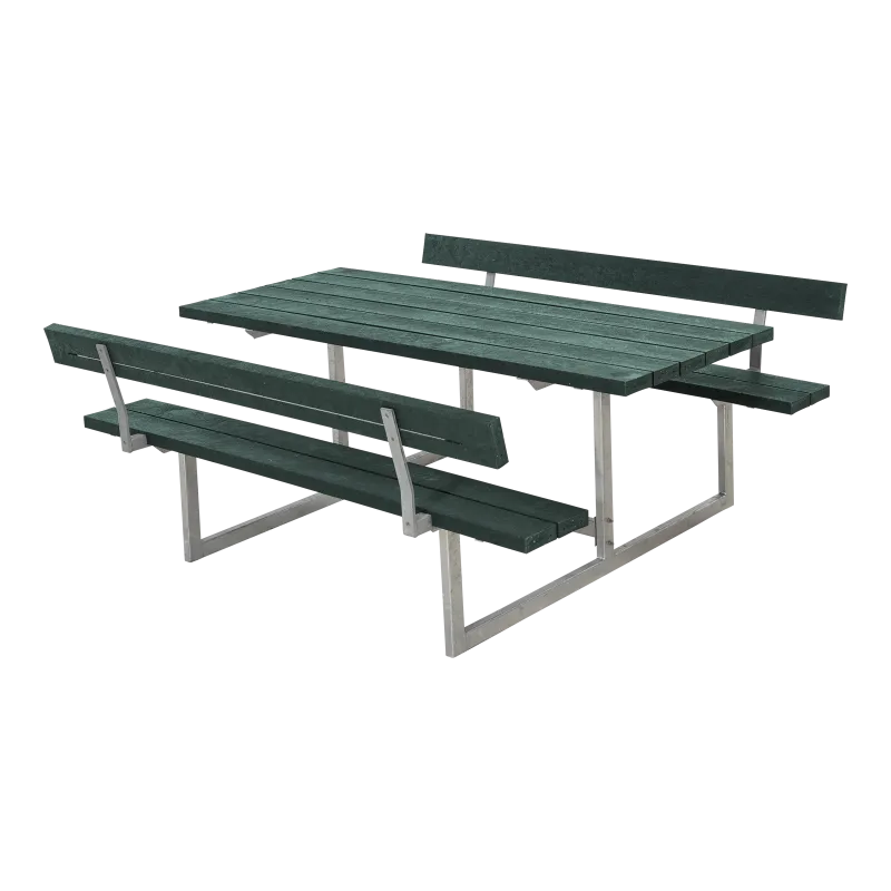 Plus Basic Bord Bænkesæt     Ryglæn 177   Retex Grøn 185812-31
