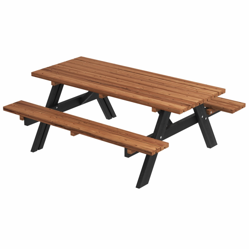 Plus Bord Bænkesæt 177   Thermowoodâ Sort 18550-154