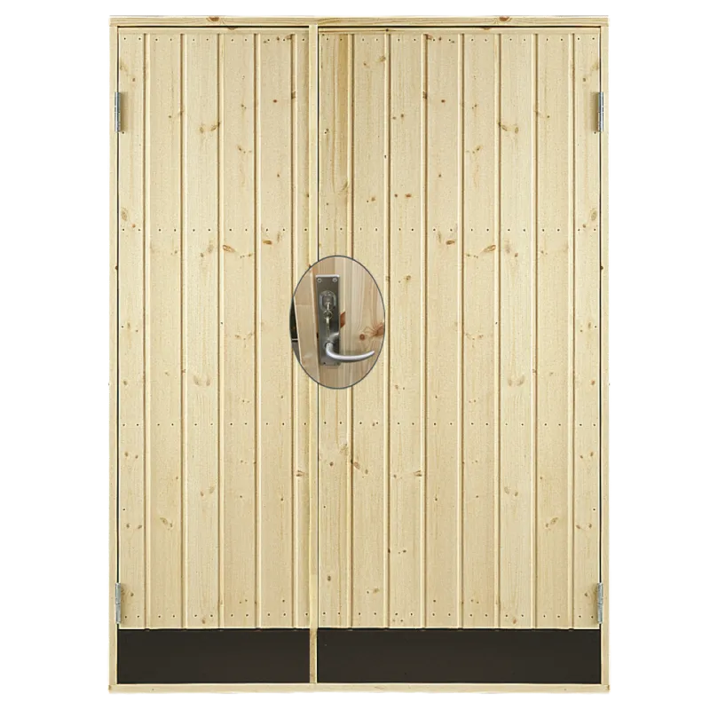 Plus Dbl  Udhusdør Panel Inkl  Karm Montagesæt   127     187     393490-